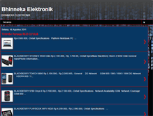 Tablet Screenshot of bhinnekaelektronik.blogspot.com