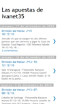 Mobile Screenshot of lasapuestasdeivanet35.blogspot.com