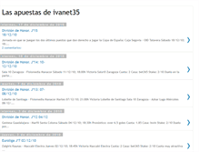Tablet Screenshot of lasapuestasdeivanet35.blogspot.com