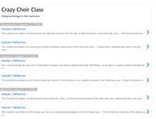 Tablet Screenshot of crazychoirclass.blogspot.com