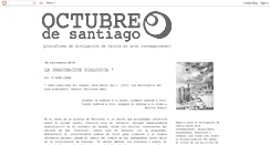Desktop Screenshot of octubredesantiago.blogspot.com