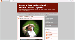 Desktop Screenshot of lubbersfamily.blogspot.com
