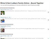 Tablet Screenshot of lubbersfamily.blogspot.com