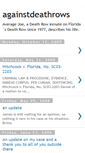 Mobile Screenshot of againstdeathrows.blogspot.com