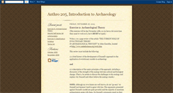 Desktop Screenshot of anthr205.blogspot.com