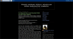 Desktop Screenshot of fraksinuranipedulikeadilan.blogspot.com