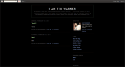 Desktop Screenshot of iamtimwarner.blogspot.com