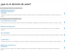 Tablet Screenshot of derechodeautoretac.blogspot.com
