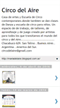 Mobile Screenshot of circodelaire.blogspot.com
