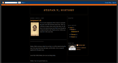 Desktop Screenshot of historystefanv.blogspot.com