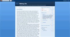 Desktop Screenshot of matinglife.blogspot.com