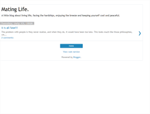 Tablet Screenshot of matinglife.blogspot.com