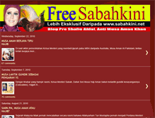 Tablet Screenshot of freesabahkini.blogspot.com