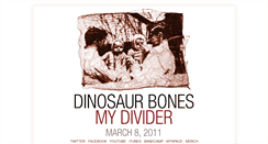 Desktop Screenshot of dinosaurbonesband.blogspot.com