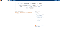 Desktop Screenshot of colegiobelendeventanilla.blogspot.com