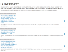 Tablet Screenshot of laliveproject.blogspot.com