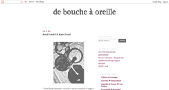 Desktop Screenshot of bouche-oreille.blogspot.com