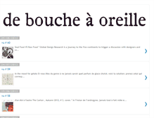 Tablet Screenshot of bouche-oreille.blogspot.com