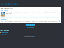 Tablet Screenshot of mariposazulvolando.blogspot.com