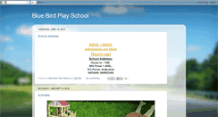 Desktop Screenshot of bluebirdplayschool.blogspot.com