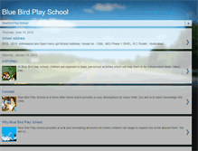 Tablet Screenshot of bluebirdplayschool.blogspot.com