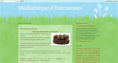 Desktop Screenshot of mediatheque53entrammes.blogspot.com