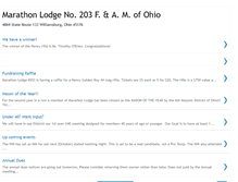 Tablet Screenshot of marathonlodge203.blogspot.com