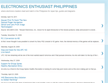 Tablet Screenshot of electronicsmaster.blogspot.com