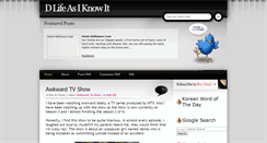 Desktop Screenshot of dlifeasiknowit.blogspot.com