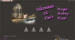 Desktop Screenshot of elseslillehageflekk.blogspot.com