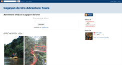 Desktop Screenshot of cagayandeoroadventuretours.blogspot.com
