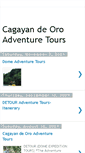 Mobile Screenshot of cagayandeoroadventuretours.blogspot.com