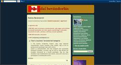 Desktop Screenshot of immigrating-canada.blogspot.com