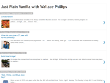 Tablet Screenshot of justplainvanilla-wallacephillips.blogspot.com