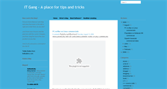 Desktop Screenshot of itgang.blogspot.com