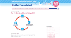 Desktop Screenshot of getpaidnetwork.blogspot.com