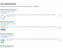 Tablet Screenshot of getpaidnetwork.blogspot.com