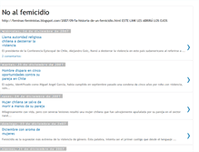 Tablet Screenshot of noalfemicidio.blogspot.com