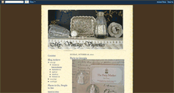 Desktop Screenshot of myvintagevignettes.blogspot.com