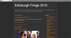 Desktop Screenshot of edinburghfringe2010.blogspot.com