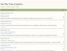 Tablet Screenshot of onthevinecreative.blogspot.com