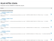 Tablet Screenshot of iklanmitrausaha.blogspot.com