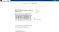 Desktop Screenshot of blog-expressions.blogspot.com