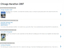 Tablet Screenshot of chicagomarathon2007.blogspot.com