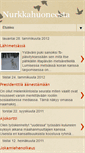 Mobile Screenshot of nurkkahuoneesta.blogspot.com