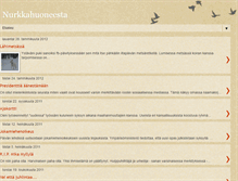 Tablet Screenshot of nurkkahuoneesta.blogspot.com