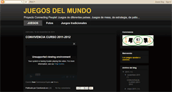 Desktop Screenshot of juegosdelmundo-convivencia.blogspot.com