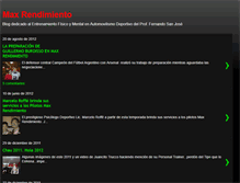 Tablet Screenshot of maxrendimiento.blogspot.com