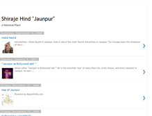 Tablet Screenshot of my-jaunpur.blogspot.com