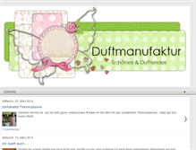 Tablet Screenshot of duftmanufaktur.blogspot.com